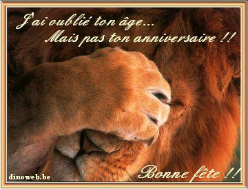 Anniversaire Angelot2      2012 Lion_a11