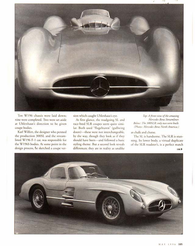 [Historique]Mercedes 300 & 300 SLR Uhlenhaut Coupé 1955 (W196) 0308ec13