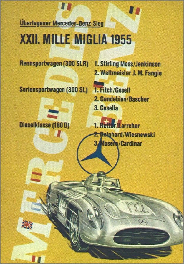 [Historique]Mercedes 300 & 300 SLR Uhlenhaut Coupé 1955 (W196) - Page 2 1015