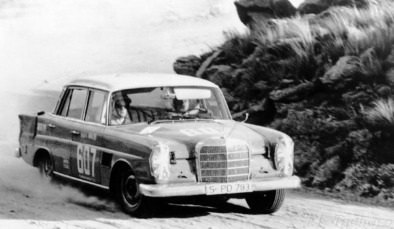 Mercedes en Rallye tous modèles 196310