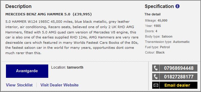 [Historique] Mercedes 300 E AMG (W124) 1988 - 1990 - Page 5 Captu172