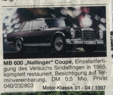 [Historique] La Mercedes 600 (W100 1963-1981) - Page 3 Image242