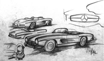 [Historique]  La 300-SL "Gullwing" / Cabriolet (W198) 1952-1963  - Page 2 Img_1553