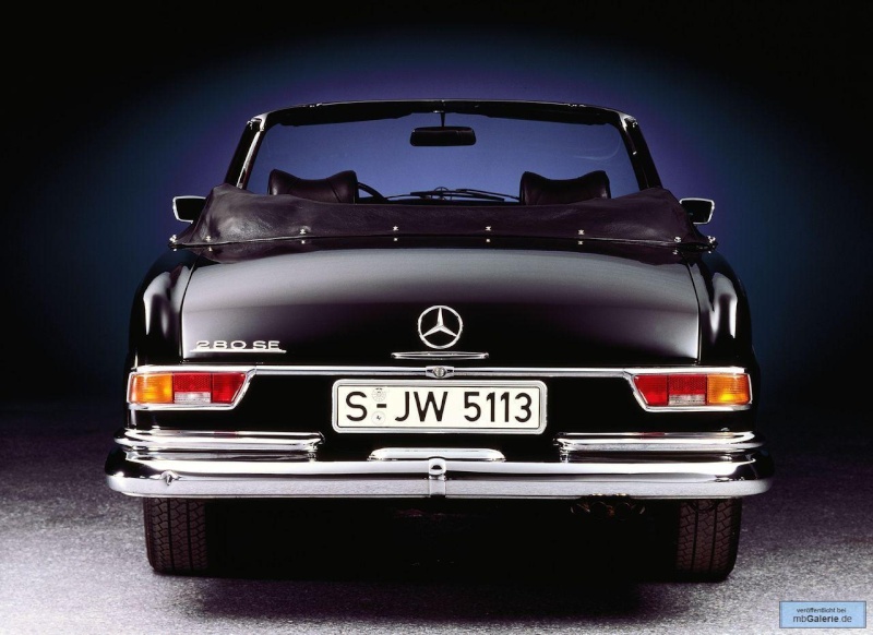 La Mercedes 220 / 250 SE Cabriolet (W111) 1965-1969 Mbga1863