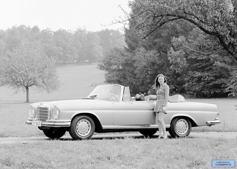 La Mercedes 220 / 250 SE Cabriolet (W111) 1965-1969 Mbga1878