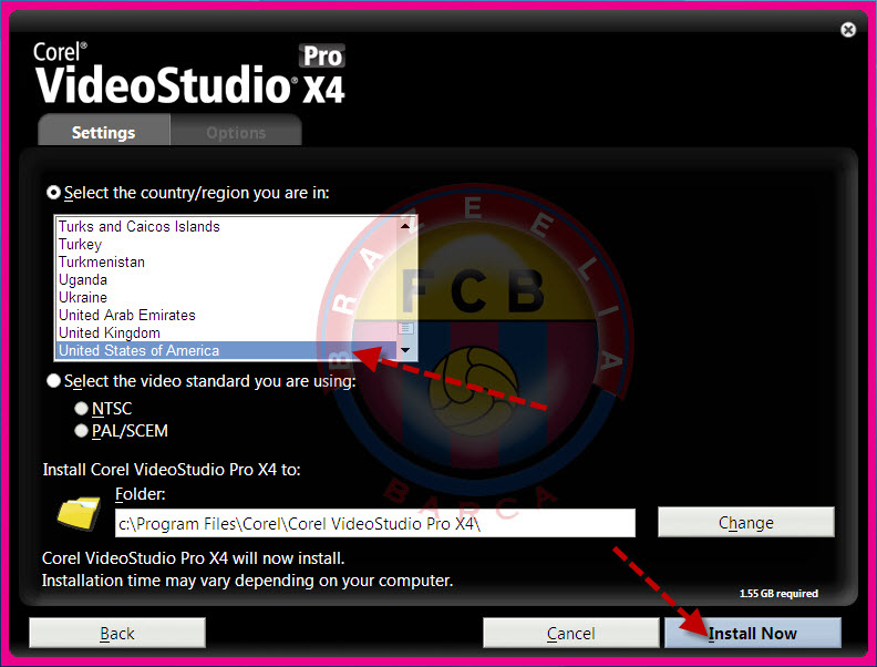 Corel Video Studio Pro X4 v14 لتقطيع وتجميع ملفات الفيديو 310
