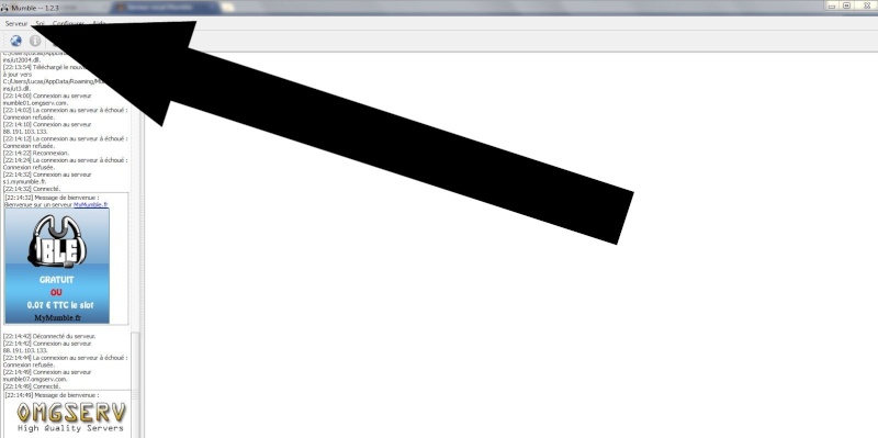 Serveur vocal Mumble Mumble11