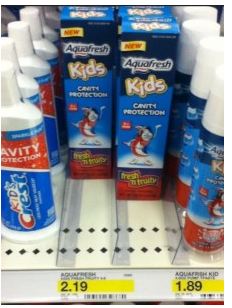 AquaFresh Kid's Toothpaste only $.19 at Target & FREE at Walgreens Aquafr11