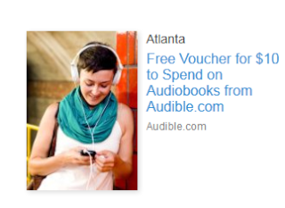 FREE $10 Audible Audiobook Voucher Aud10