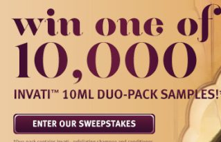 Aveda Invati Sample Pack Sweepstakes - Daily - ends 12/14 Ave10