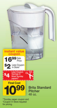 Brita Pitcher Just 99¢ (Normally $16.99) at Walgreens *HOT* Brita-10