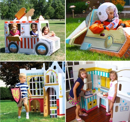 Build A Dream Playhouses Review & Giveaway ends 9/27 Cardbo10