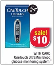$10.00 off ANY OneTouch UltraMini Meter Printable Coupon + CVS Deal = FREE Cvs-on10
