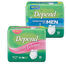 FREE Depend Sample Pack Depend10