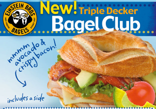 Einstein Bros: B1G1 FREE Triple Decker Club Sandwich Coupon exp 8/24 Einste10