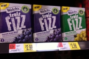 $2/1 any 4-Pack Welch’s Fruit Fizz Sparkling Juice Printable Coupon + Walmart Deal Fruit-10