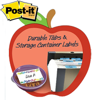 FREE Sample of Post-it Durable Tabs & Storage Container Labels Post-i10