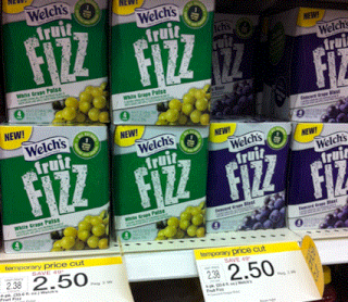 $1/1 Welch’s Fruit Fizz Printable Coupon + Target Deal Scree100