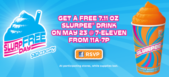 FREE 7.11 oz Slurpee Drinks at 7-Eleven Scree204