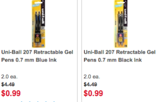 $0.75/1 Uni-ball Product Coupon = $0.12 per pen at Walgreens Scree268