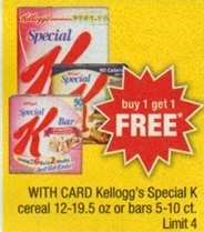$2.00 off any TWO Kellogg's Special K Cereals + CVS Deal  Scree289