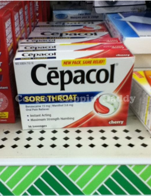 $1/1 Cepacol Sore Throat Product coupon = FREE Cepacol Lozenges at Dollar Tree Scree291