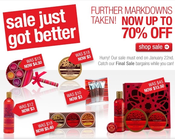 The Body Shop: Up to 70% Off + Add’l 10% Off + FREE Shipping Screen12