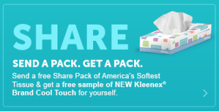 FREE Kleenex Cool Touch Tissue Sample Screen14