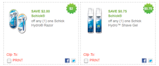 Schick & Breathe Right Printable Coupons + Store Deals Screen18