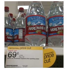 $1/1 Arrowhead Brand Sparkling Water Printable Coupon + Target Deal Screen34