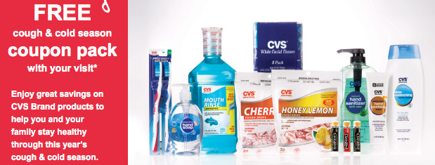 FREE CVS Brand Cough & Cold Coupon Pack Screen60