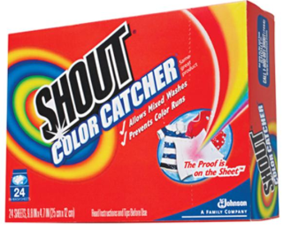 FREE Shout Color Catcher Sample  Screen91