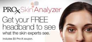 FREE Olay Pro-X Skin Analyzer Headband Screen97