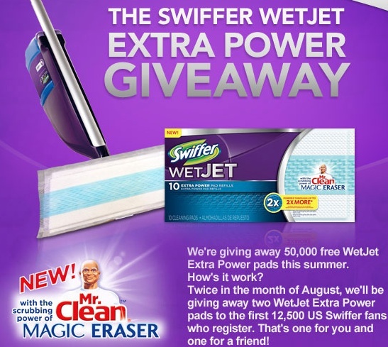 FREE Swiffer WetJet Extra Power Pad Swiffe10