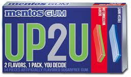 FREE Pack of Mentos UP2U Gum Up2u-g10