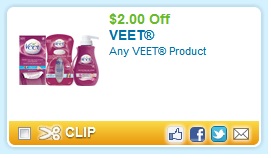 $2 off Any Veet Product Coupon = FREE at Harris Teeter + Hormel coupons Veet10