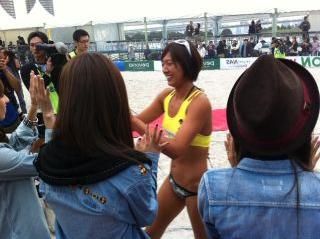 Tokyo Open Beach Volleyball event Rina1111