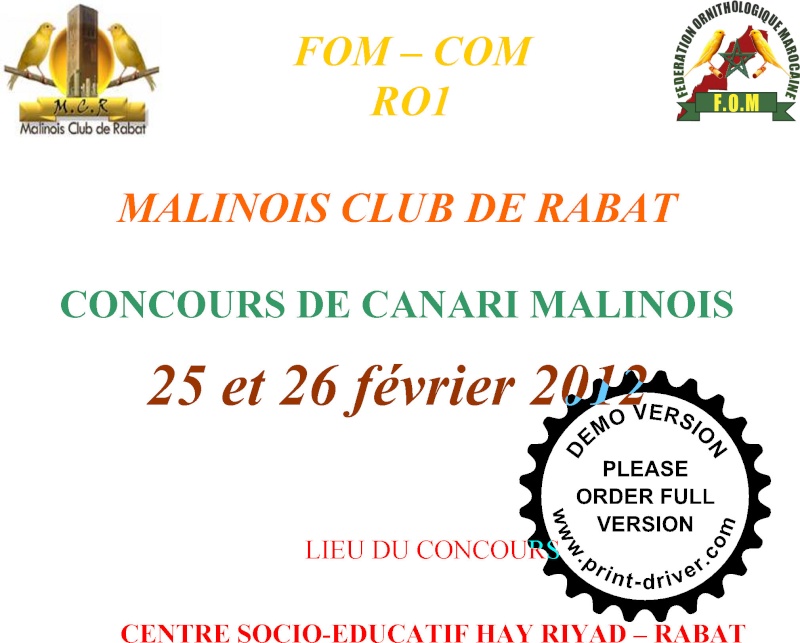 Le 5° Concours du Malinois Club de Rabat Jugé par Edouard MAQUESTIAUX  O.M.J. Cahier26