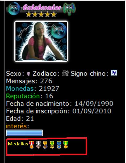 Como colocar medallas o meritivos? Avatar12