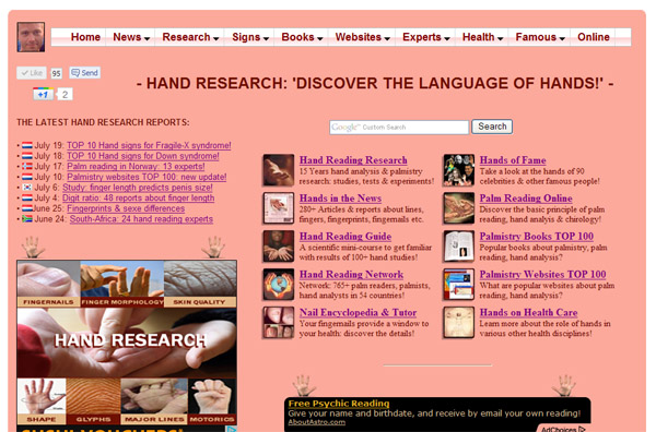A new 'skin' for HandResearch.com! Hand-r10