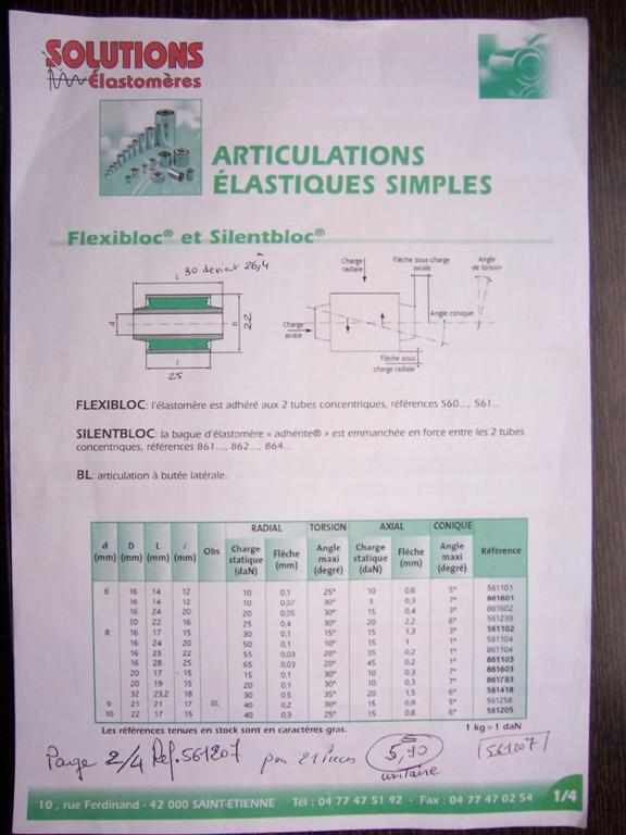 Adaptation Silentbloc par alésage diam 21,95 mm amortisseur avant F16 100_3441