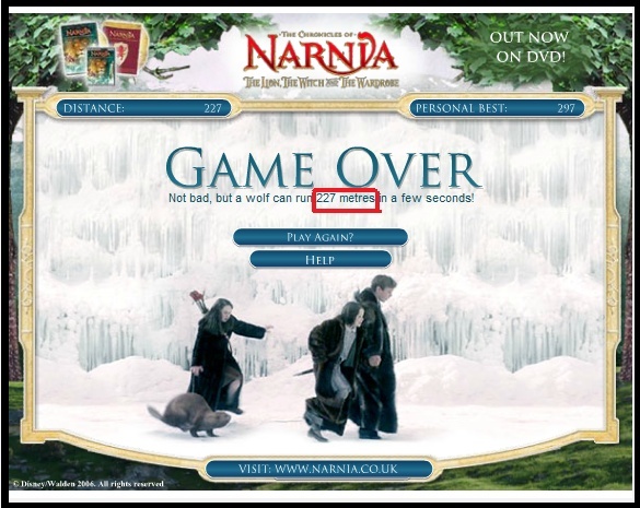 [JEUX FALSH] - Narnia Rapid Retreat Vcn10