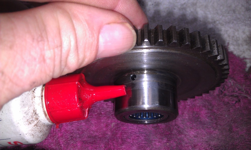 Sprag Clutch & Cleaning the Sprag clutch and bearing replacement. 19_oil10