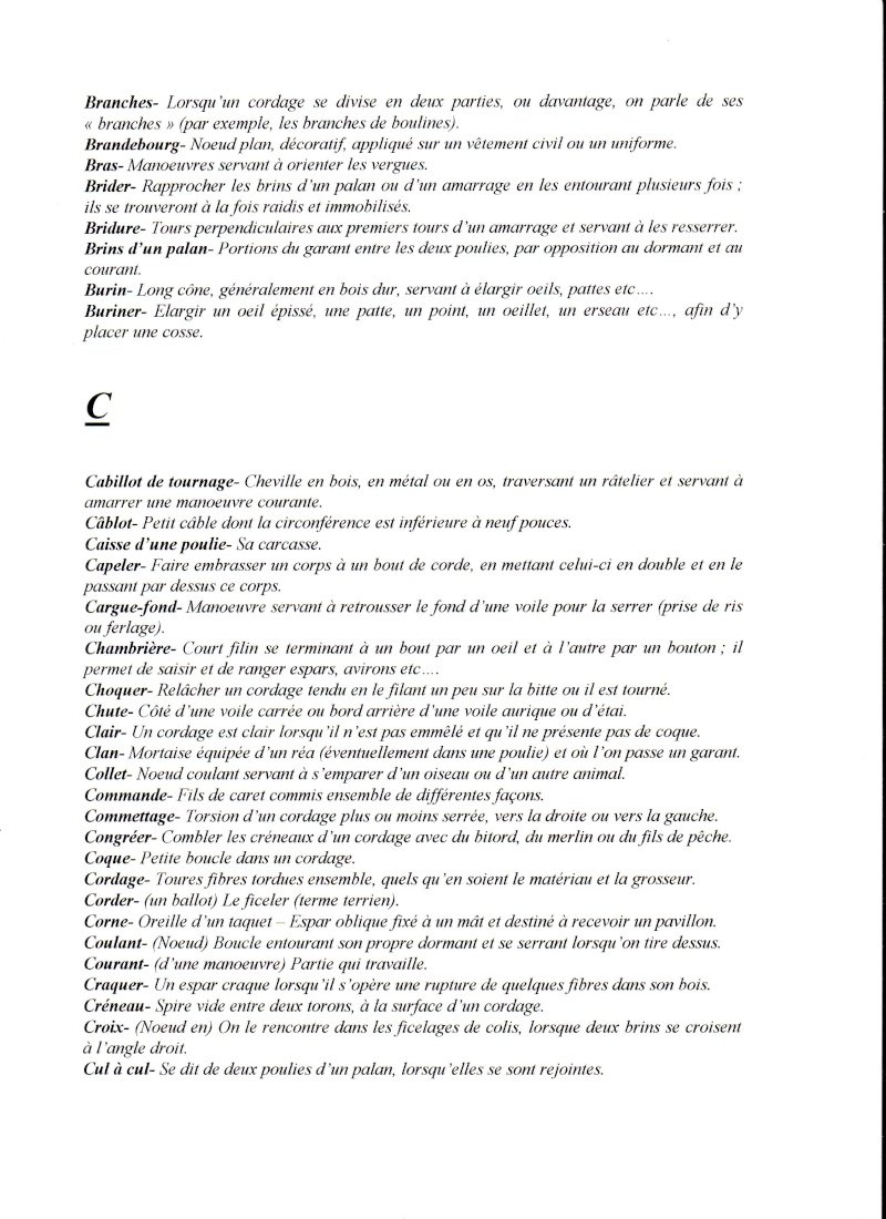 Verbes et termes en rapport au matelotage, corderie. - Page 8 Scan1013