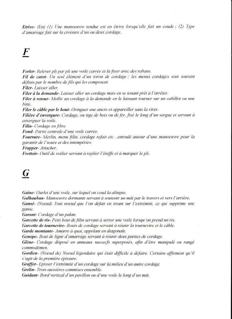 Verbes et termes en rapport au matelotage, corderie. - Page 8 Scan1015
