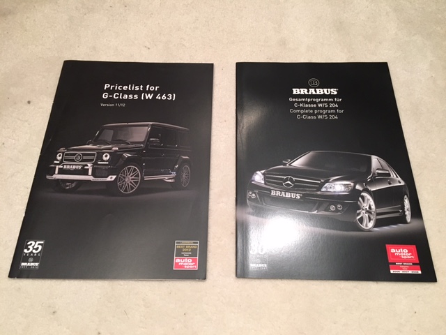 Vends brochures Brabus et Mercedes Img_0410