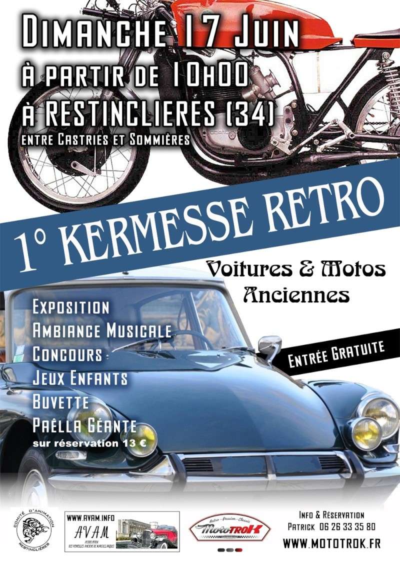 1° Kermesse RETRO de Restinclières  Affich10