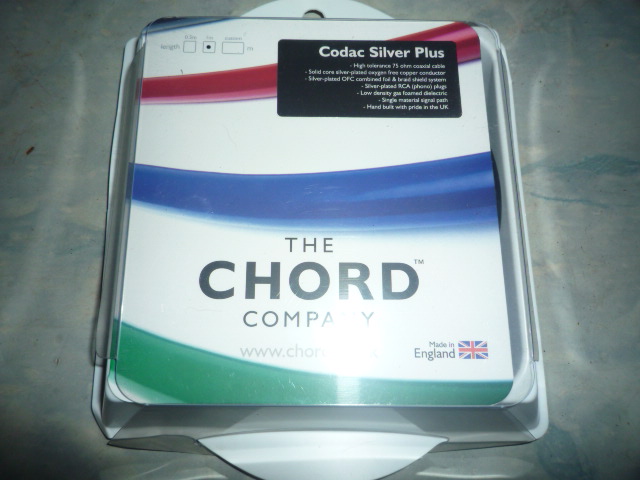 Chord Company Codac Silver Plus (New) P1030048