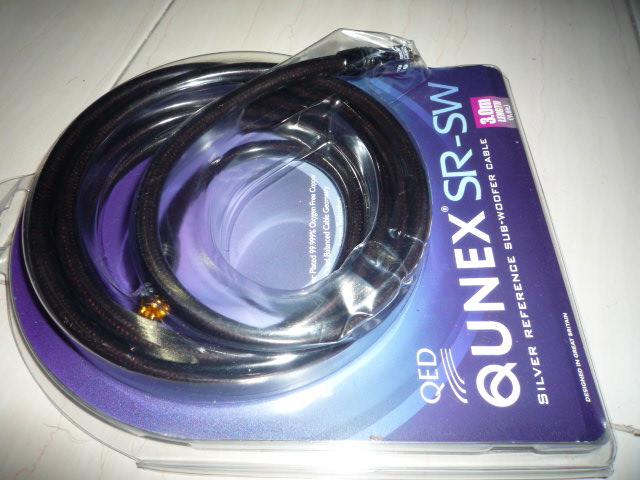 QED Silver Reference P-SR Subwoofer Cable (New)SOLD  P1030128