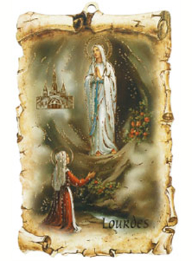 Une minute à Marie:Les apparitions de Marie à Lourdes (I)  Bk0t7h13